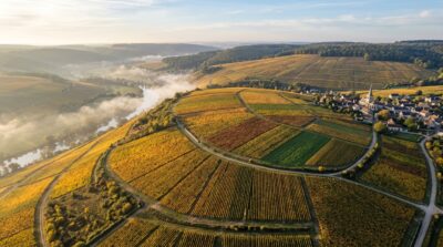 une image montrant les terroirs de champagne